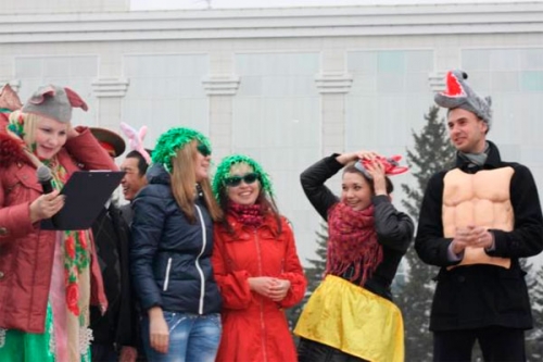 (+Фото) В Усть-Каменогорске отпраздновали Масленицу
