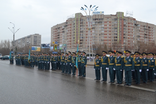 Копия знамени  72-ой Гвардейской стрелковой дивизии  прибыла в Усть-Каменогорск