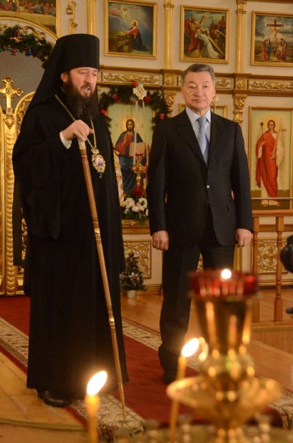 Аким ВКО поздравил православных земляков с Рождеством