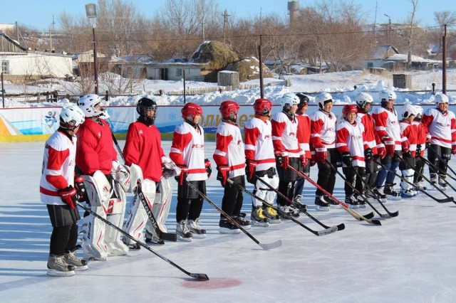 Юные спортсмены города Чарск стали победителем в турнире по хоккею с шайбой на призыкомпании АО «Полиметалл»