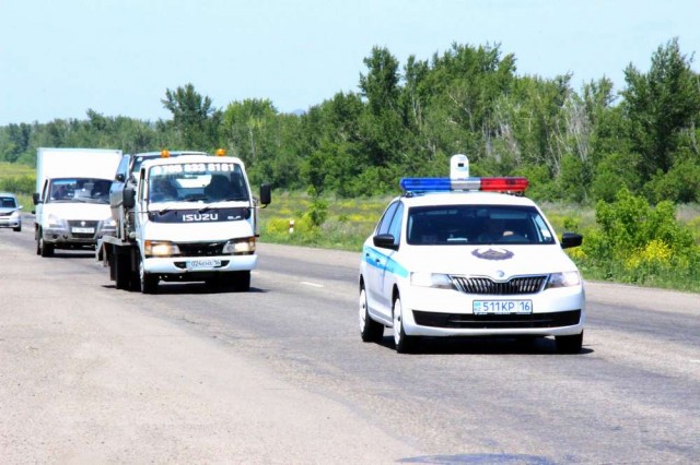 В Усть-Каменогорске на автопробег выехала пострадавшая в ДТП машина
